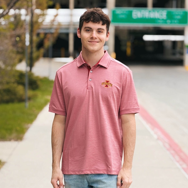 Tommy Bahama San Raphael I-State Cardinal Polo front